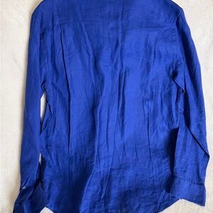 Vilebrequin Cobalt Blue Long Sleeve Shirt